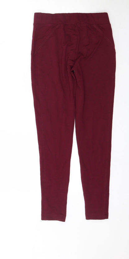 Womens UK Size 8 New Look   Red Leggings