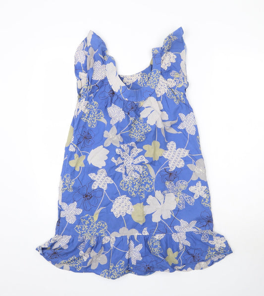 Womens UK Size 8 Atmosphere Blue Basic Blouse