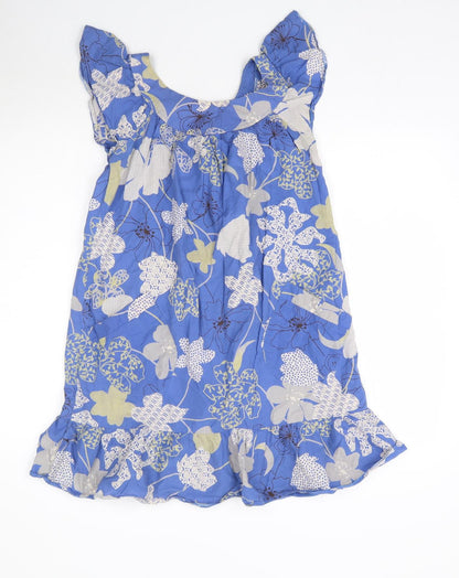 Womens UK Size 8 Atmosphere Blue Basic Blouse