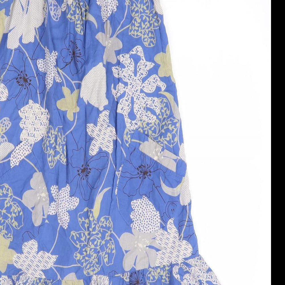 Womens UK Size 8 Atmosphere Blue Basic Blouse