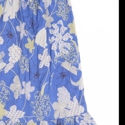 Womens UK Size 8 Atmosphere Blue Basic Blouse