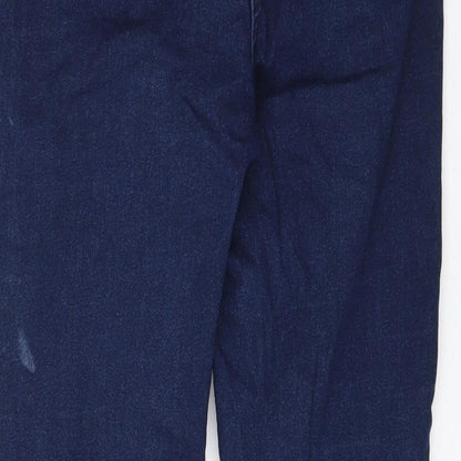 Womens UK Size 14 Preworn Regular Fit Skinny Blue Jeans