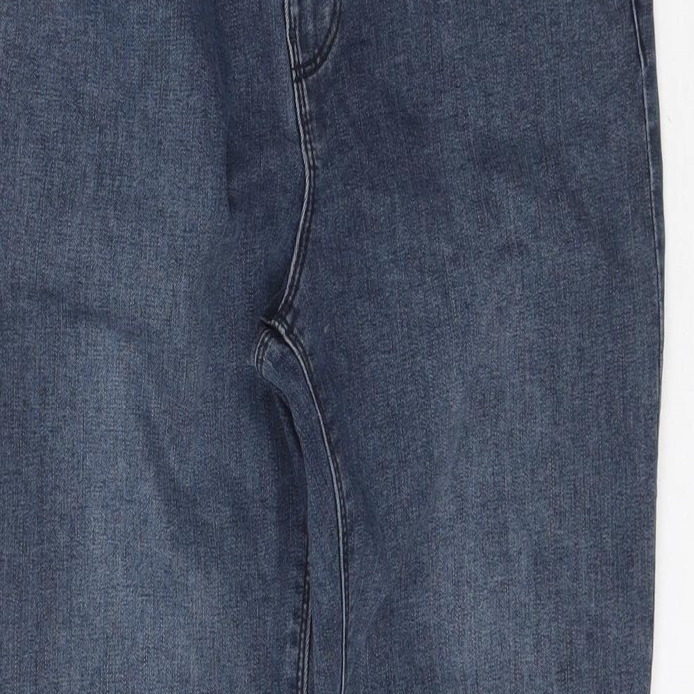 Denim Co. Womens Blue  Denim Skinny Jeans Size 14 L28 in