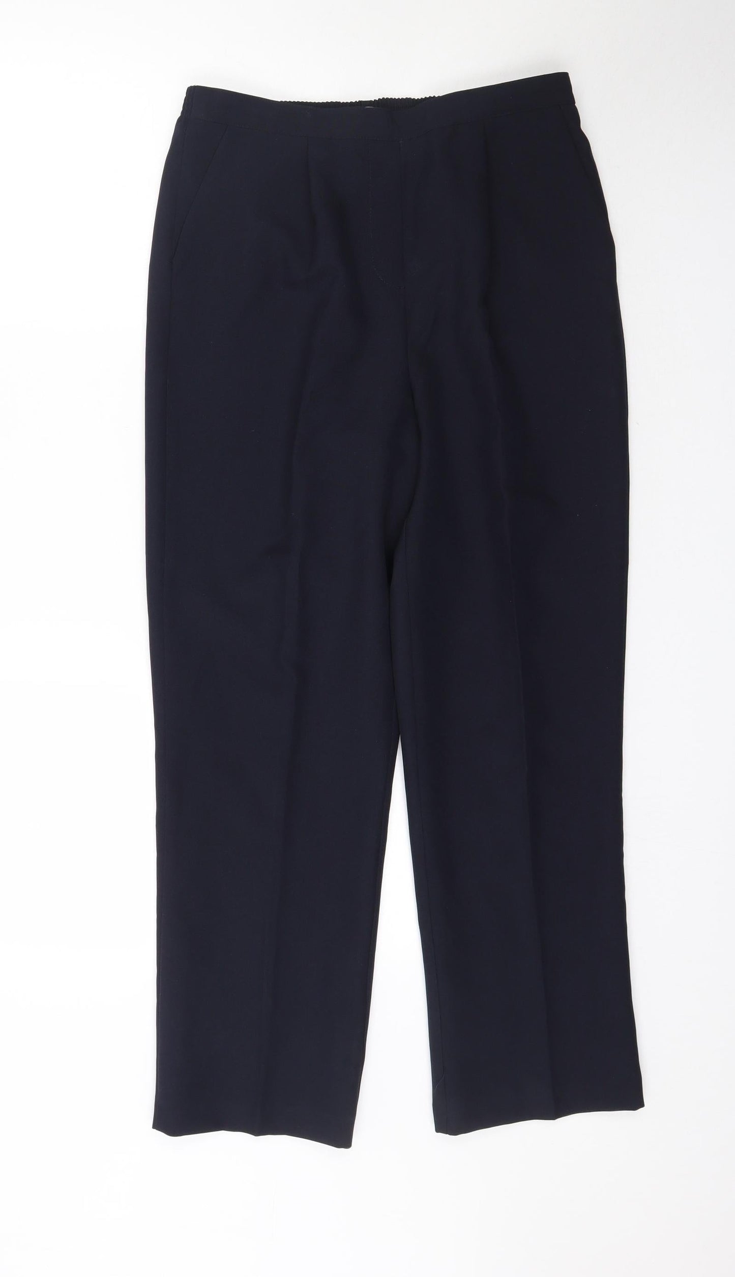 Bonmarché Womens Blue   Trousers  Size 12 L28 in