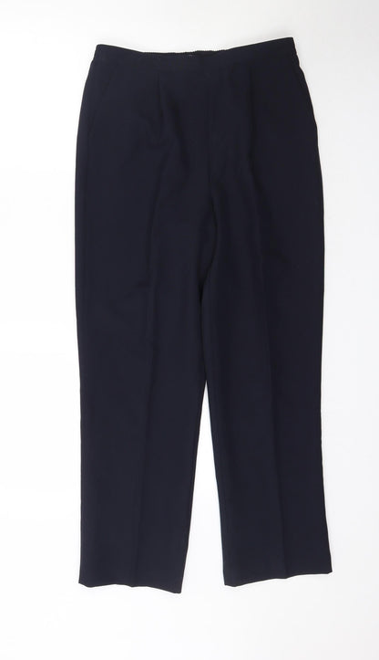 Bonmarché Womens Blue   Trousers  Size 12 L28 in