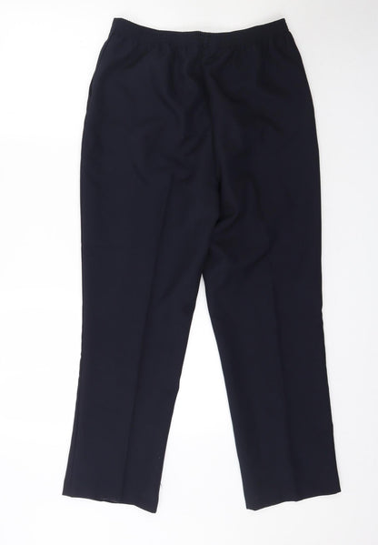 Bonmarché Womens Blue   Trousers  Size 12 L28 in
