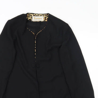 Womens UK Size 10 Roman Black Jacket