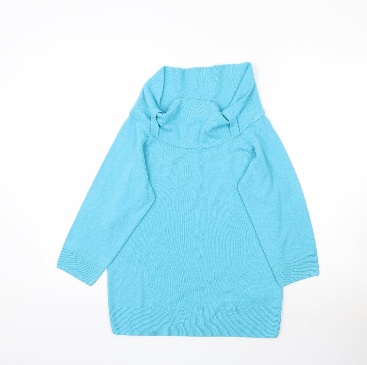 Womens UK Size 14 Marks and Spencer Blue Pullover Jumper