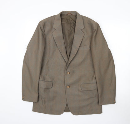 Mens UK Size 40 Terylene Brown Jacket