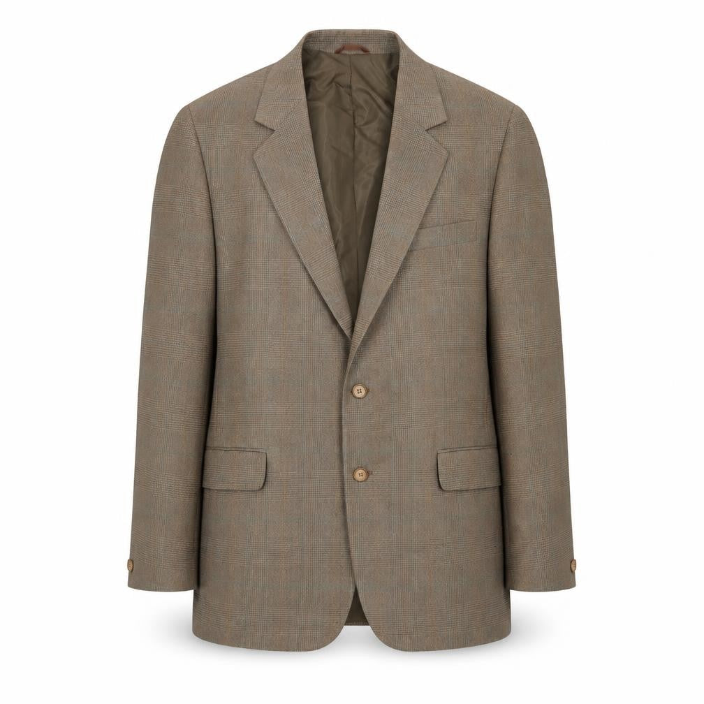 Mens UK Size 40 Terylene Brown Jacket