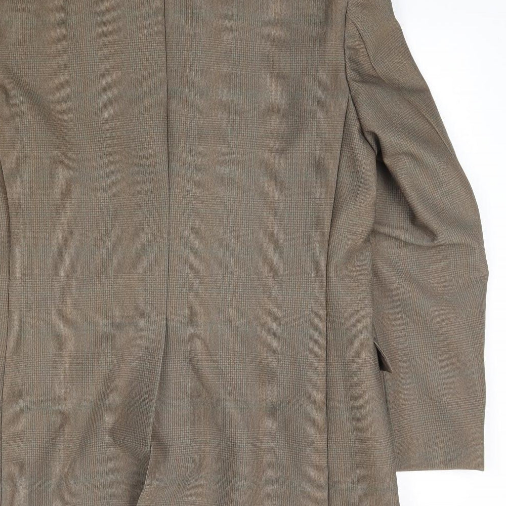 Mens UK Size 40 Terylene Brown Jacket