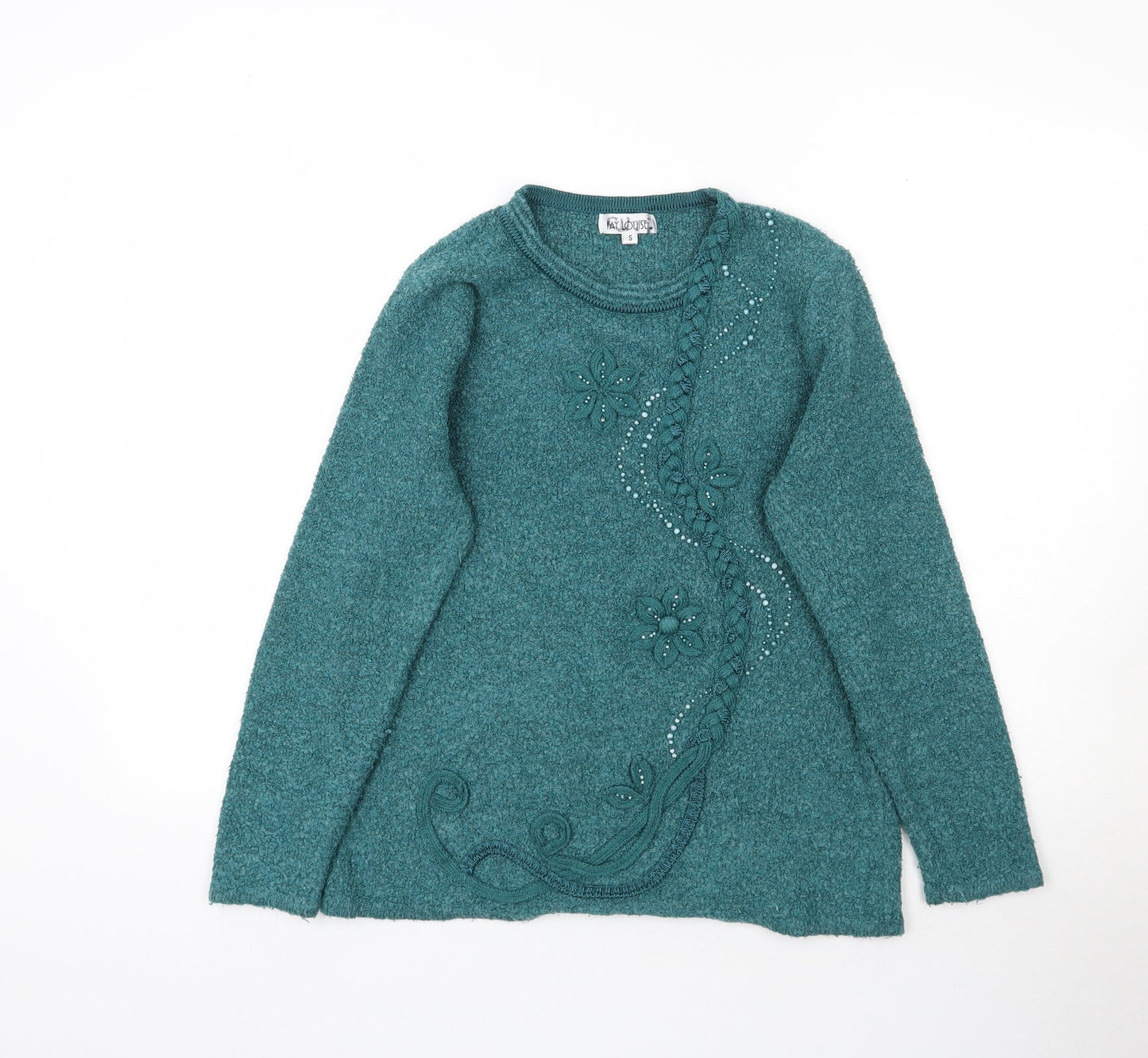 Tay Louise Womens Green  Knit Pullover Jumper Size S