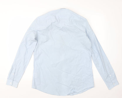 Topman Mens Blue    Button-Up Size M