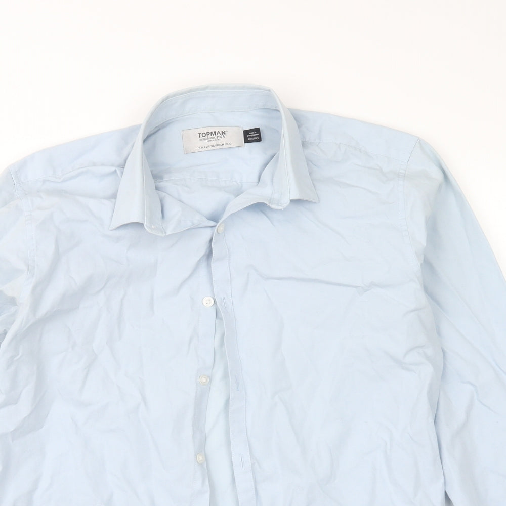 Topman Mens Blue    Button-Up Size M