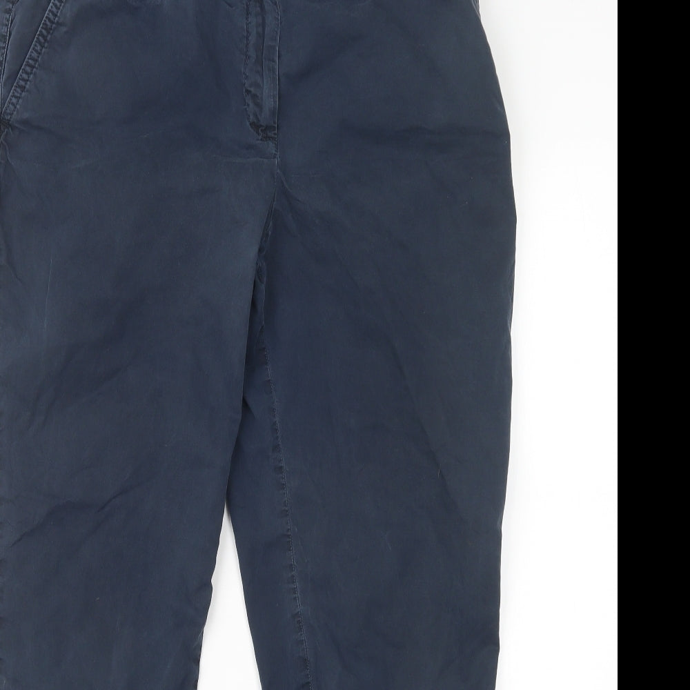 Womens UK Size 14 Marks and Spencer Regular Fit  Blue Trousers