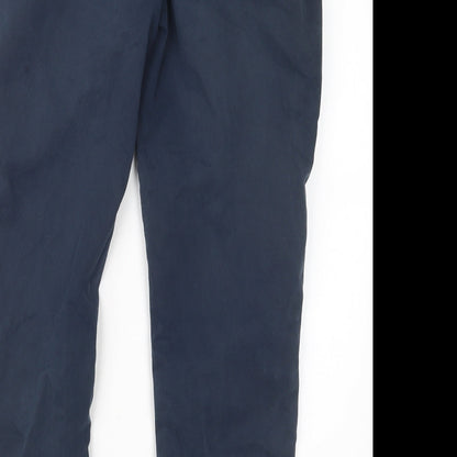 Womens UK Size 14 Marks and Spencer Regular Fit  Blue Trousers