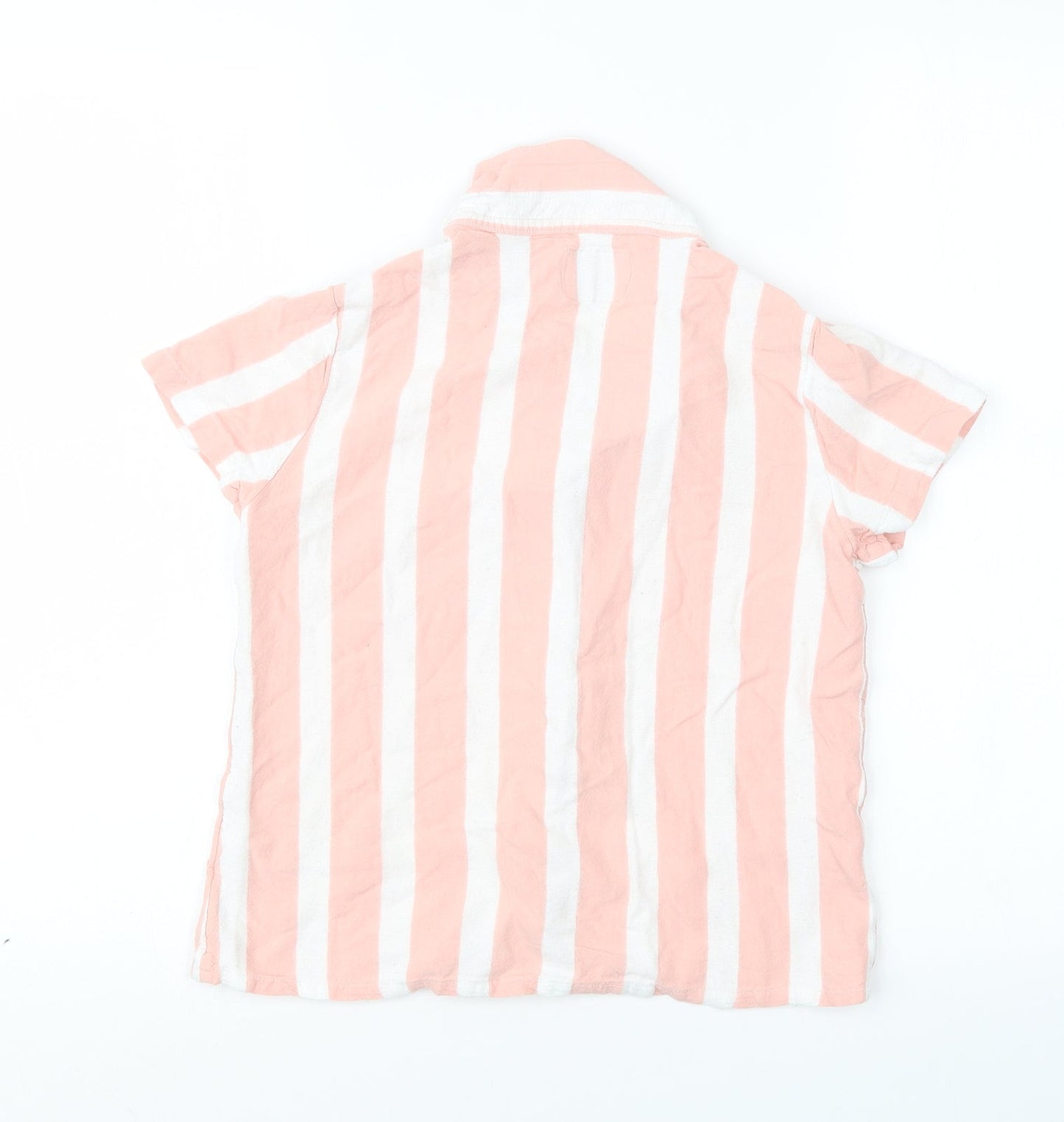 Matalan Womens Pink Striped  Top Pyjama Top Size 10