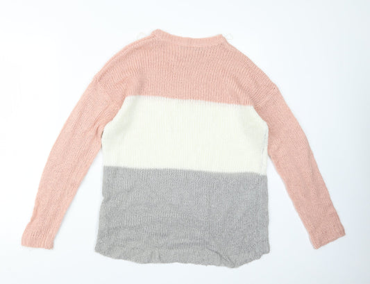 Womens UK Size 10 Select Grey Pullover Jumper