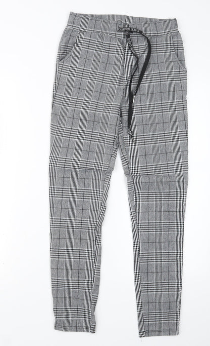 Womens UK Size M Preworn Regular Fit  Black Trousers
