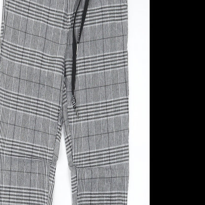Womens UK Size M Preworn Regular Fit  Black Trousers