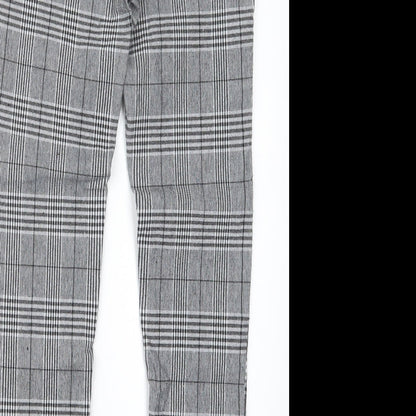 Womens UK Size M Preworn Regular Fit  Black Trousers