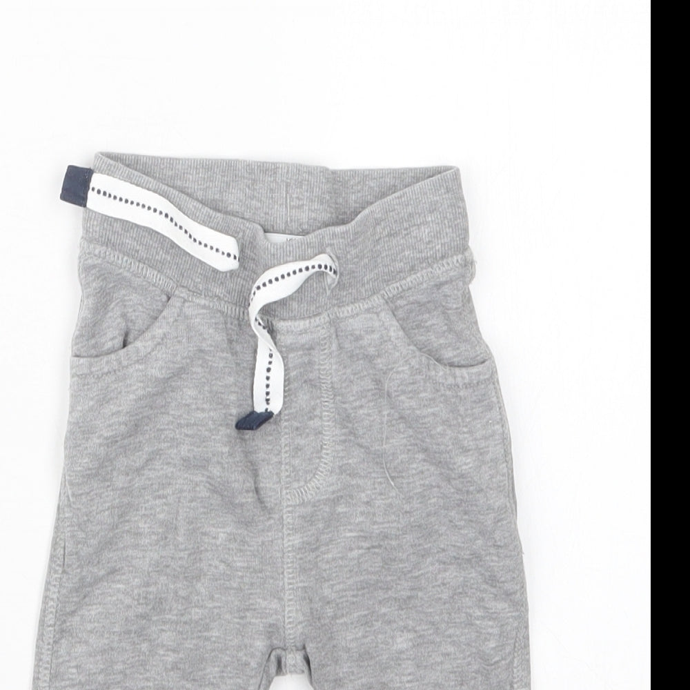 Marks and Spencer Boys Grey   Capri Trousers Size 3-6 Months