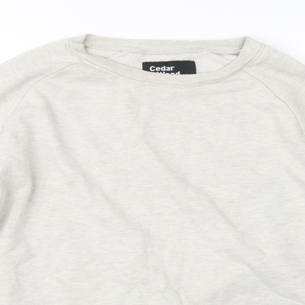 Cedar Wood State Mens Grey   Pullover Jumper Size XL