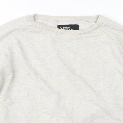 Cedar Wood State Mens Grey   Pullover Jumper Size XL