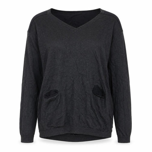 Front view of Part Two women’s grey basic t-shirt, size L