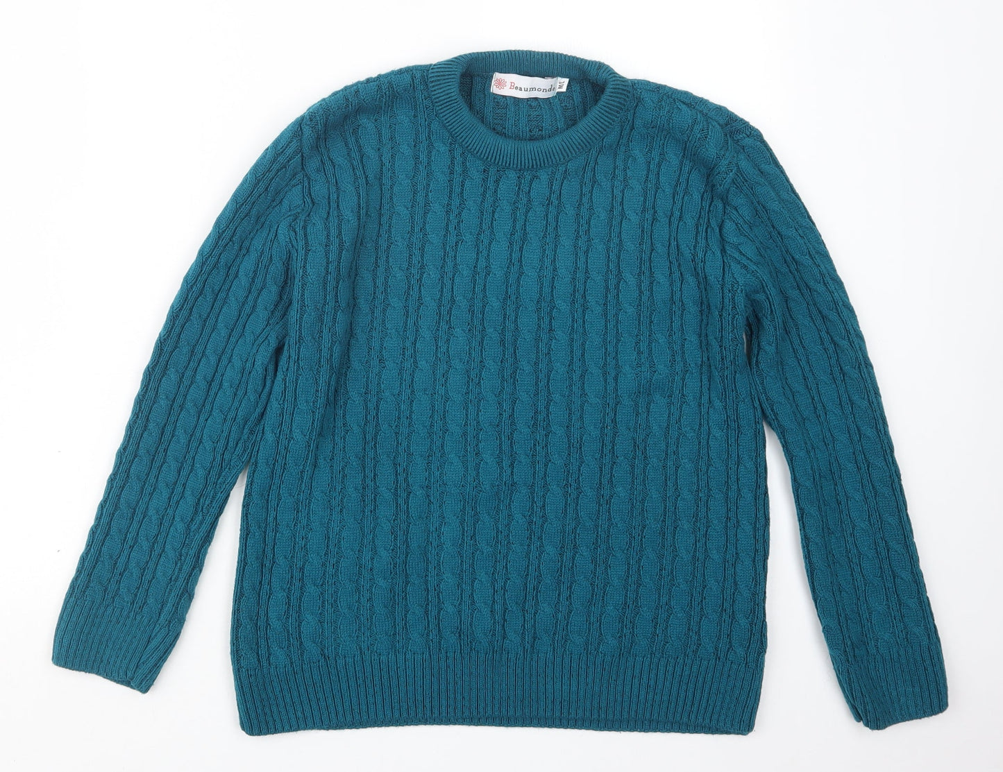 Womens UK Size M Beaumonde Blue Pullover Jumper