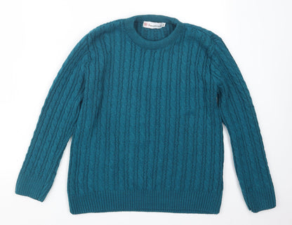 Womens UK Size M Beaumonde Blue Pullover Jumper