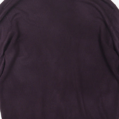 Debenhams Mens Purple  Knit Pullover Jumper Size L
