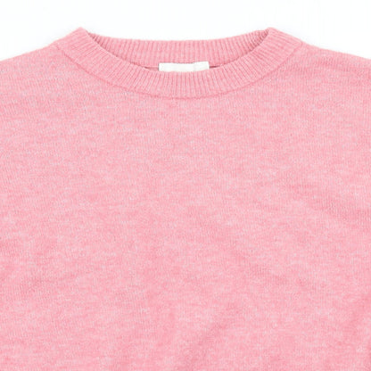 Womens UK Size M H&M Pink Pullover Jumper