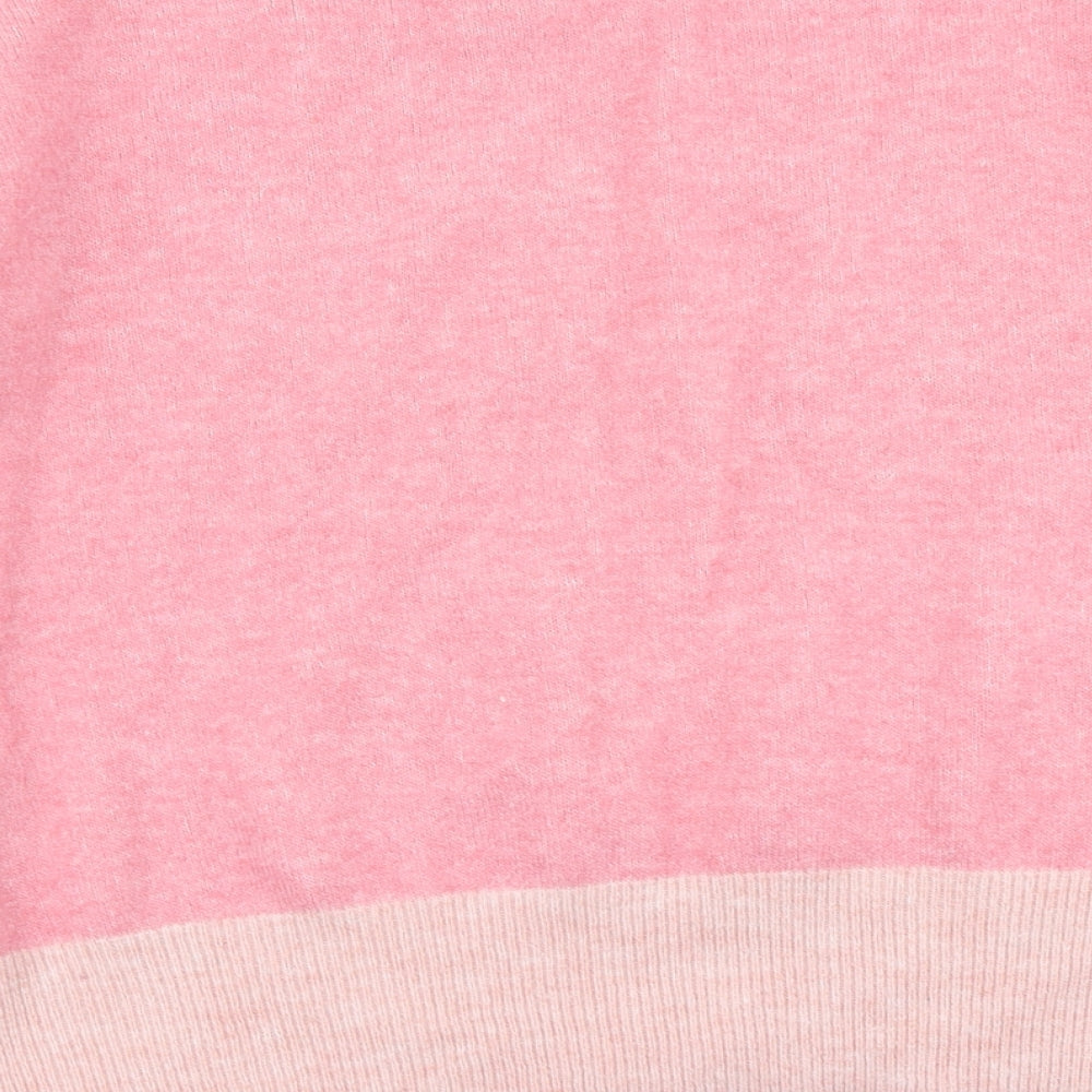 Womens UK Size M H&M Pink Pullover Jumper
