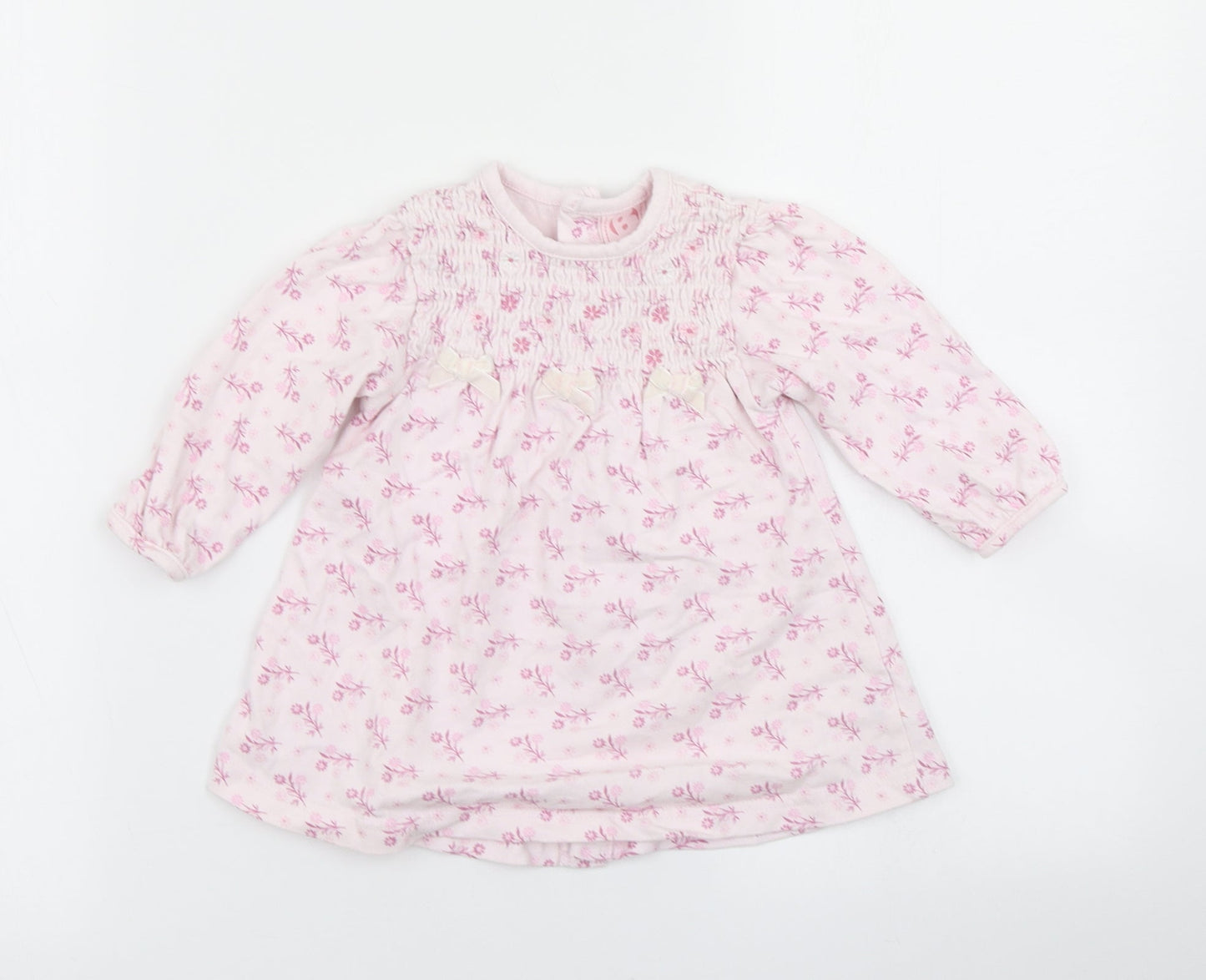 Zip Zap Girls Pink Floral  A-Line  Size 6-9 Months