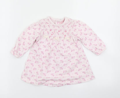 Zip Zap Girls Pink Floral  A-Line  Size 6-9 Months