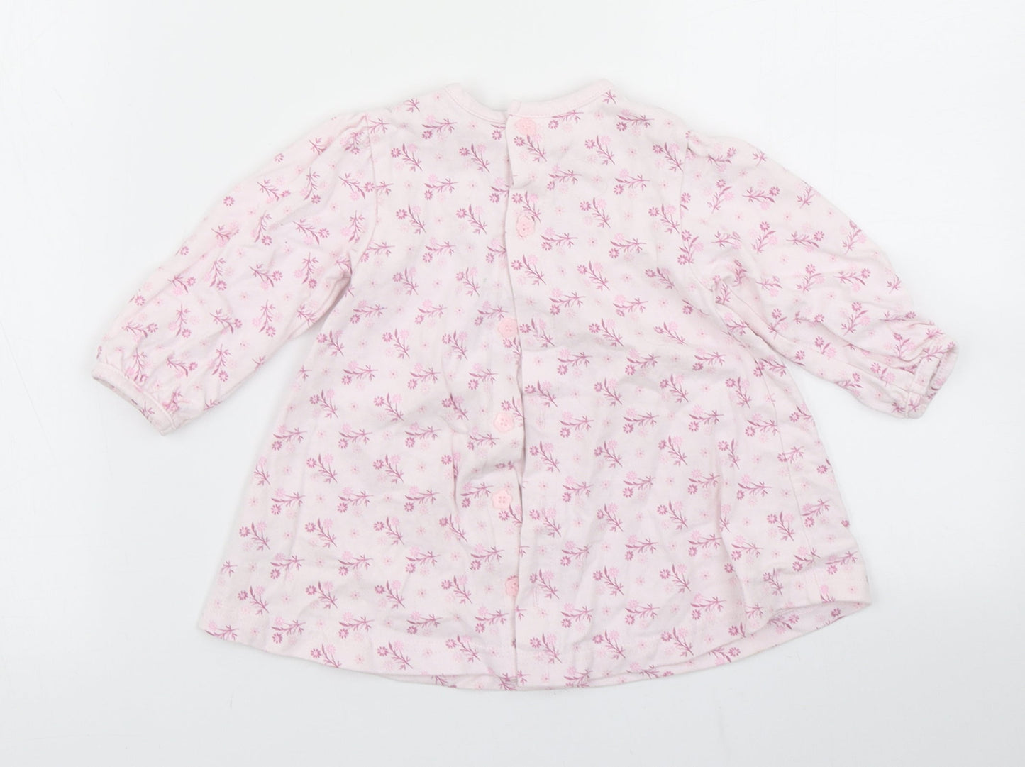 Zip Zap Girls Pink Floral  A-Line  Size 6-9 Months