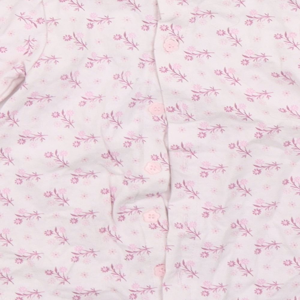 Zip Zap Girls Pink Floral  A-Line  Size 6-9 Months