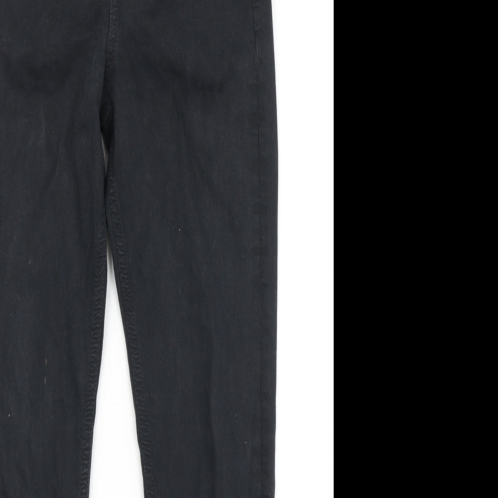 Topshop Womens Black  Denim Skinny Jeans Size 28 in L30 in