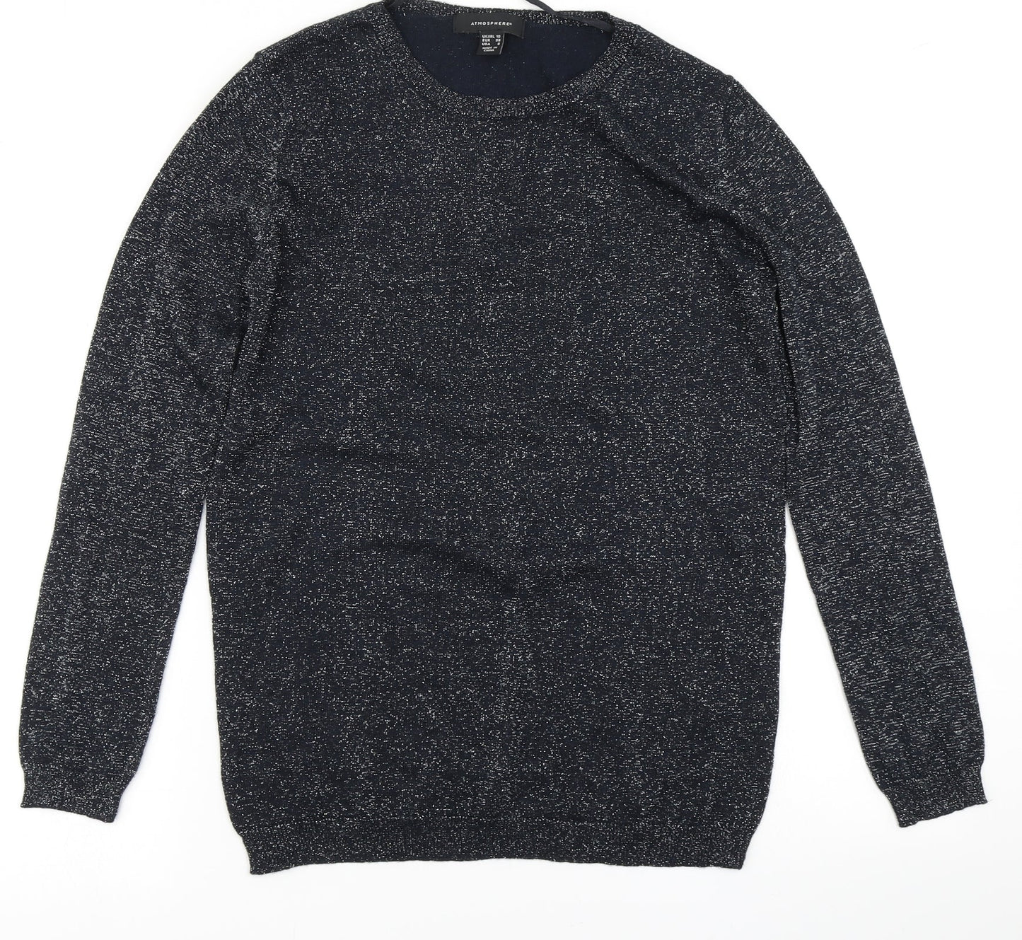 Womens UK Size 10 Atmosphere Blue Pullover Jumper