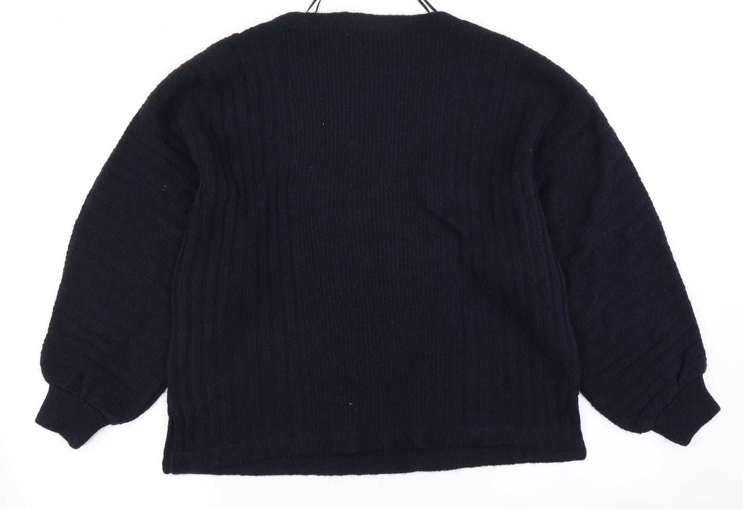 TU Womens Blue  Knit Pullover Jumper Size 14