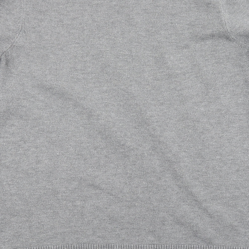 TU Womens Grey  Knit Pullover Jumper Size 14