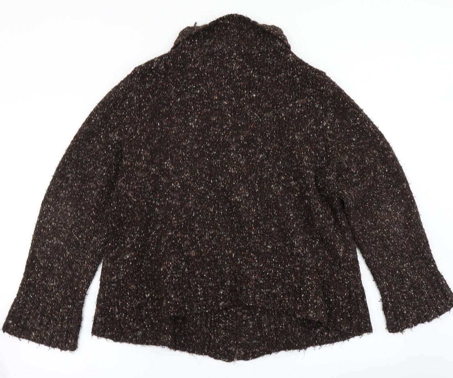 Womens UK Size L Wallis Brown Cardigan Jumper
