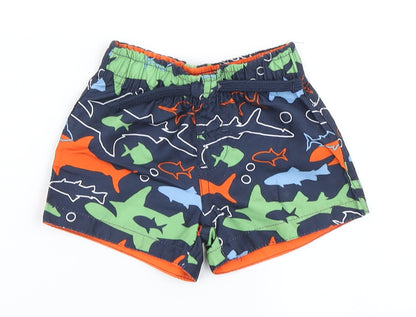 Mini Rebel Boys Blue   Shorts Outfit/Set Size 3-6 Months