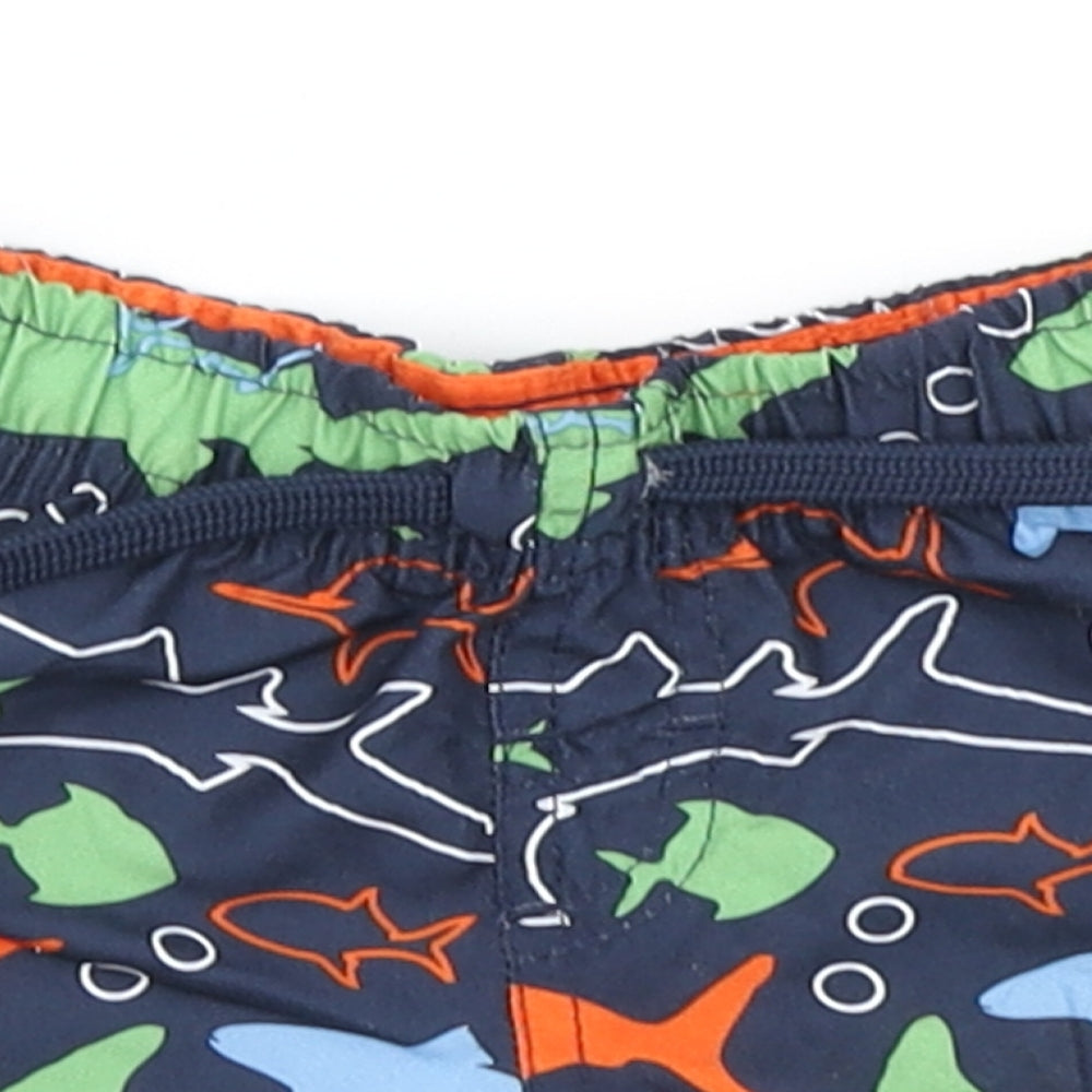 Mini Rebel Boys Blue   Shorts Outfit/Set Size 3-6 Months