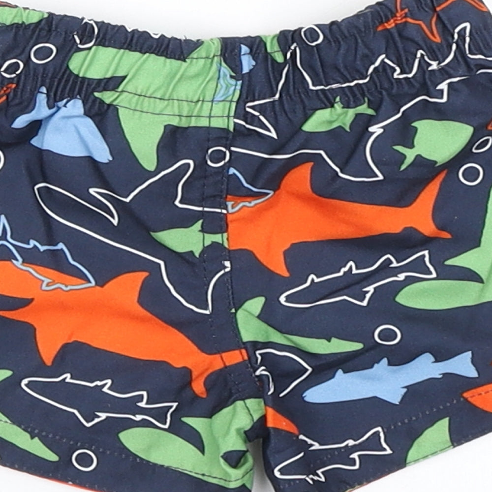 Mini Rebel Boys Blue   Shorts Outfit/Set Size 3-6 Months