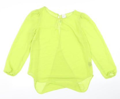 Womens UK Size 14 G21 Green Basic Blouse