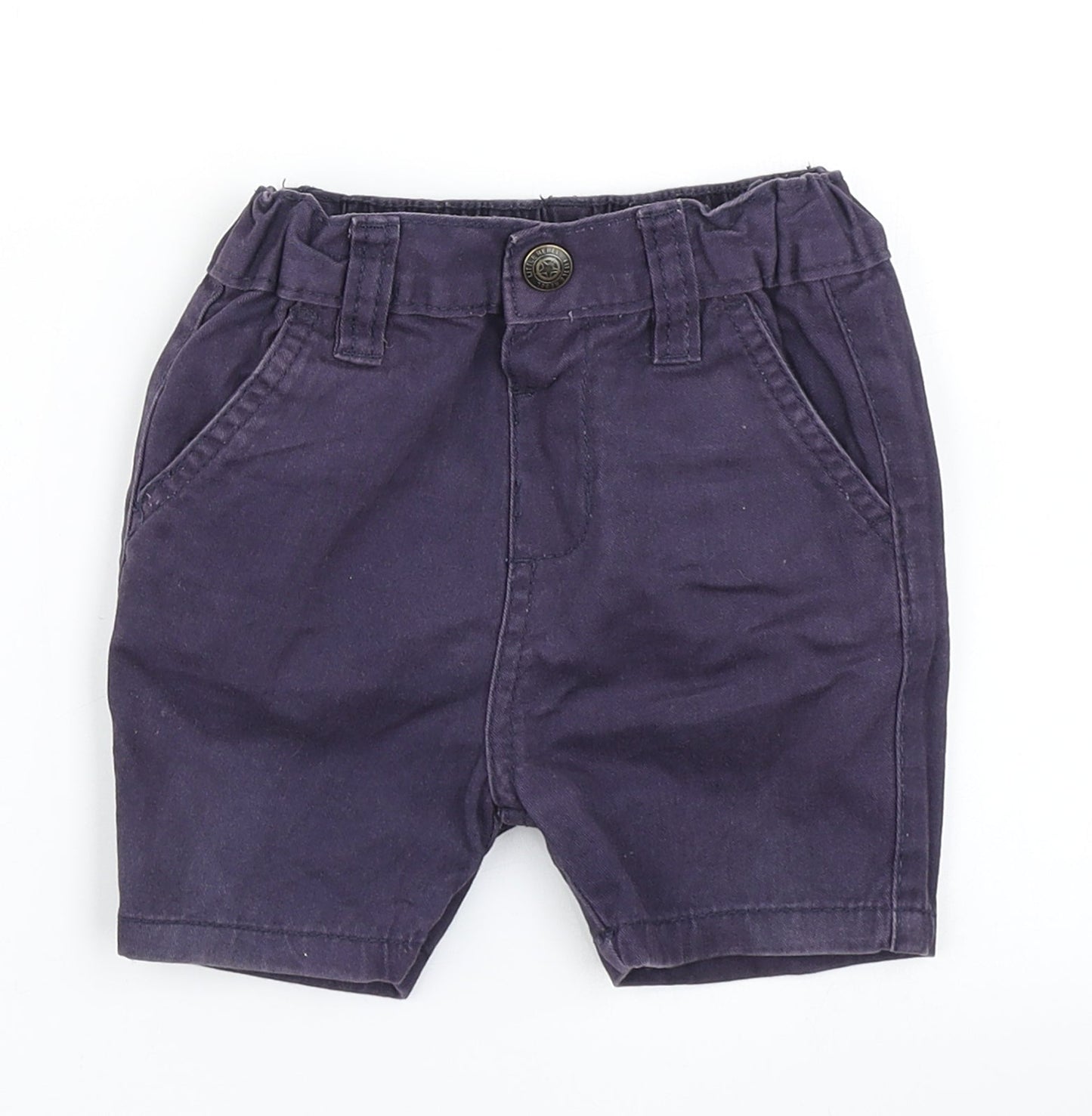 Little Rebel Boys Blue   Cropped Trousers Size 12-18 Months