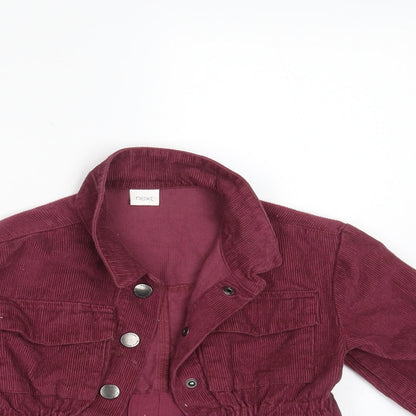 NEXT Girls Purple  Corduroy Jacket  Size 4 Years