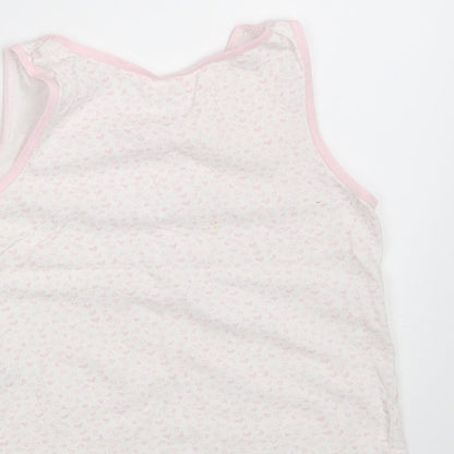 Primark Girls Pink Geometric  Camisole T-Shirt Size 6-7 Years